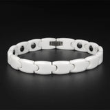 Health Magnet Bracelet Men Jewelry Ceramic Adjustable