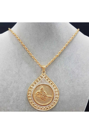 Tu?ral? Drop Necklace 55 cm Plated Beads