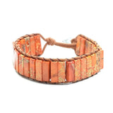 Bohemia Leather Wrap Bracelet with Stones