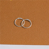 925 Sterling Silver Tube Hoop Earring Nose Ring 22G 8mm