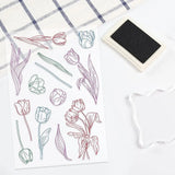 Tulip Cutting Dies and Stamps Set for Thanksgiving Card Making