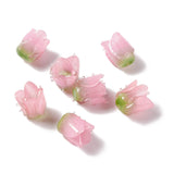 Tulip Flower Acrylic Spacer Beads for Jewelry Making