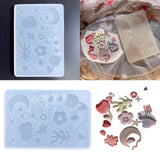 Tulip Heart Mold Shaker Resin Mold Filler Silicone Quicksand Shaker Mold