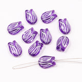 16mm Acrylic Beads for DIY Bracelet: Tulip-Shaped Flowers