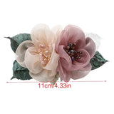Tulle Flower Hair Clip Organza Hair Clip for Girls Hair Accessories