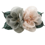 Tulle Flower Hair Clip Organza Hair Clip for Girls Hair Accessories