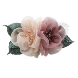 Tulle Flower Hair Clip Organza Hair Clip for Girls Hair Accessories
