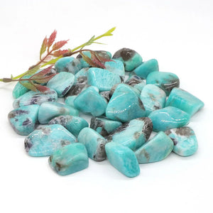 Amazonite Crystal Tumbled Stone - Reiki Healing Energy - Home Aquarium