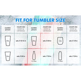 Tumbler Shields for Arts Crafts, Epoxy Resin Paint, Protector for Rims