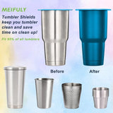 Silicone Tumbler Shields for Epoxy Resin Paint, Fits Multiple Tumblers
