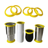 Silicone Tumbler Shields For Epoxy Resin Paint - Clean Rims Tool