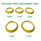 Silicone Tumbler Shields For Epoxy Resin Paint - Clean Rims Tool