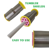 Silicone Tumbler Shields, Epoxy Resin Paint