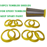 Silicone Tumbler Shields for Epoxy Resin Paint