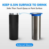 Epoxy Tumbler Shields for Arts Crafts, Cup Rim Protector Kit
