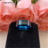 Tungsten Carbon Fiber Ring 8MM Comfort Fit