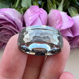 Tungsten Carbide Hammer Ring Brushed Finish Comfort Fit