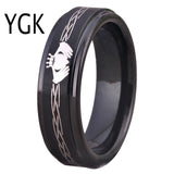 Tungsten Carbide Claddagh Ring Love Band Friendship Gift