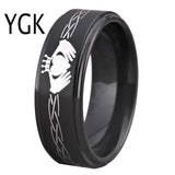 Tungsten Carbide Claddagh Ring Love Band Friendship Gift