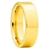 Tungsten Carbide Ring Pipe Cut Polished Finish Comfort Fit