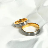 Tungsten Carbide Wedding Bands 5mm for Women, 6mm for Men CZ Stone Comfort Fit