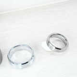 Tungsten Carbide Wedding Rings 8mm Men 6mm Women Comfort Fit
