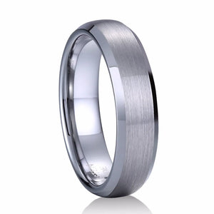 Tungsten Carbide Wedding Rings 8mm Men 6mm Women Comfort Fit