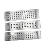 Tungsten Carbide Wire Drawplate 52 Holes 0.26-4.10mm Jewellers Draw Plate
