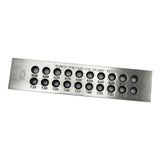 Tungsten Carbide Wire Drawplate 52 Holes 0.26-4.10mm