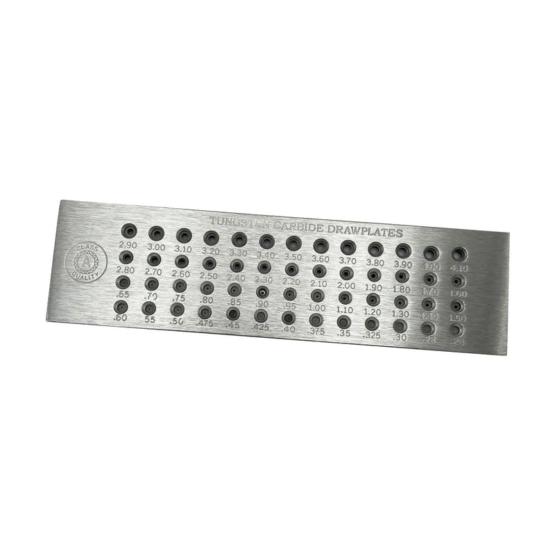 Tungsten Carbide Wire Drawplate 52 Holes 0.26-4.10mm