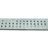 Tungsten Carbide Wire Drawplate 52 Holes 0.26-4.10mm Round Shape