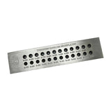 Tungsten Carbide Wire Drawplate 52 Holes 0.26-4.10mm