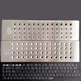 Tungsten Wire Drawplate 52 Holes 0.26-4.10mm Round