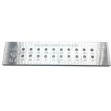 Tungsten Carbide Wire Drawplate Jewelry Making 20 Holes 0.04-0.45MM