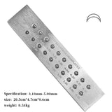 Tungsten Carbide Wire Drawplates Crescent Shape for Jewelry Making