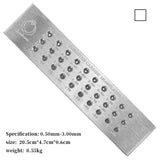 Square Tungsten Carbide Wire Drawplate Jewelry Tools