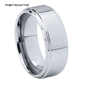 Tungsten Engagement Ring Wedding Band 6MM 8MM Comfort Fit