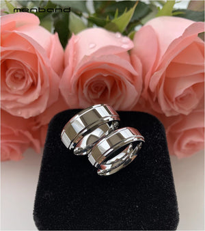 Tungsten Engagement Ring Wedding Band 6MM 8MM Comfort Fit