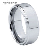 Tungsten Engagement Ring Wedding Band 6MM 8MM Comfort Fit