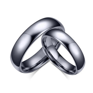 Tungsten Couple Ring 6mm/4mm Wedding Band Full Size