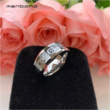 Tungsten Ring with Mechanical Gear Wheel Carbon Fiber Inlay 8MM