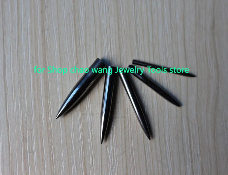Tungsten Steel Agate Jewelry Tools Burnisher Metal Silver Clay Polish 5pcs