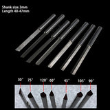 Tungsten Steel Angle Cutter Engraving Knives Pneumatic Graver