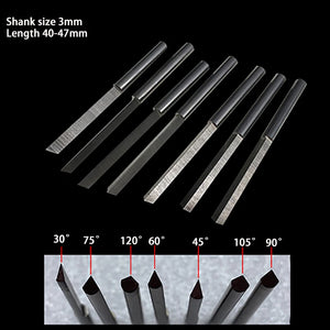 Tungsten Steel Engraving Knives Jewelry Carving Tools