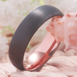 Tungsten Wedding Band Ring 4mm/6mm/8mm Men Women Plated Gunmetal Brushed