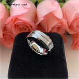 Tungsten Wedding Band Matte Finish 6MM 8MM Comfort Fit