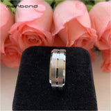 Tungsten Wedding Band Matte Finish 6MM 8MM Comfort Fit