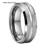 Tungsten Wedding Band Matte Finish 6MM 8MM Comfort Fit