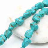 Turquoise Calaite Stone Loose Beads 9-11mm for Jewelry Making