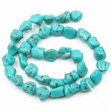 Turquoise Calaite Stone Loose Beads 9-11mm for Jewelry Making